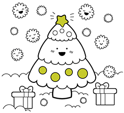 Online Christmas coloring pages