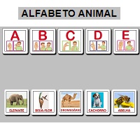 Alfabeto animal 2 (com Libras)